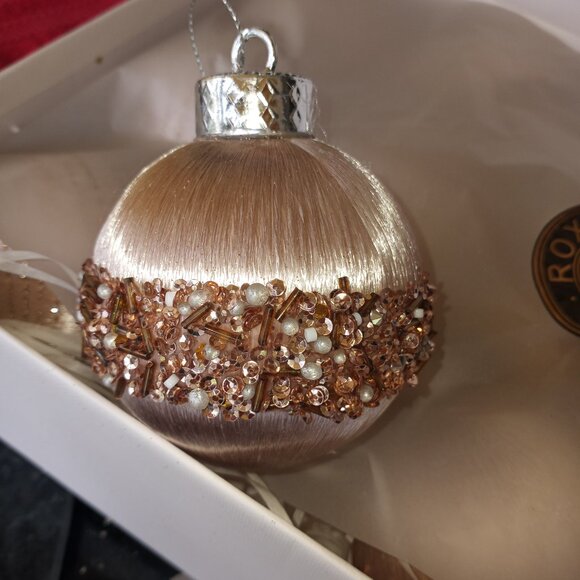 Lux Christmas balls - gold - Picture 3 of 13